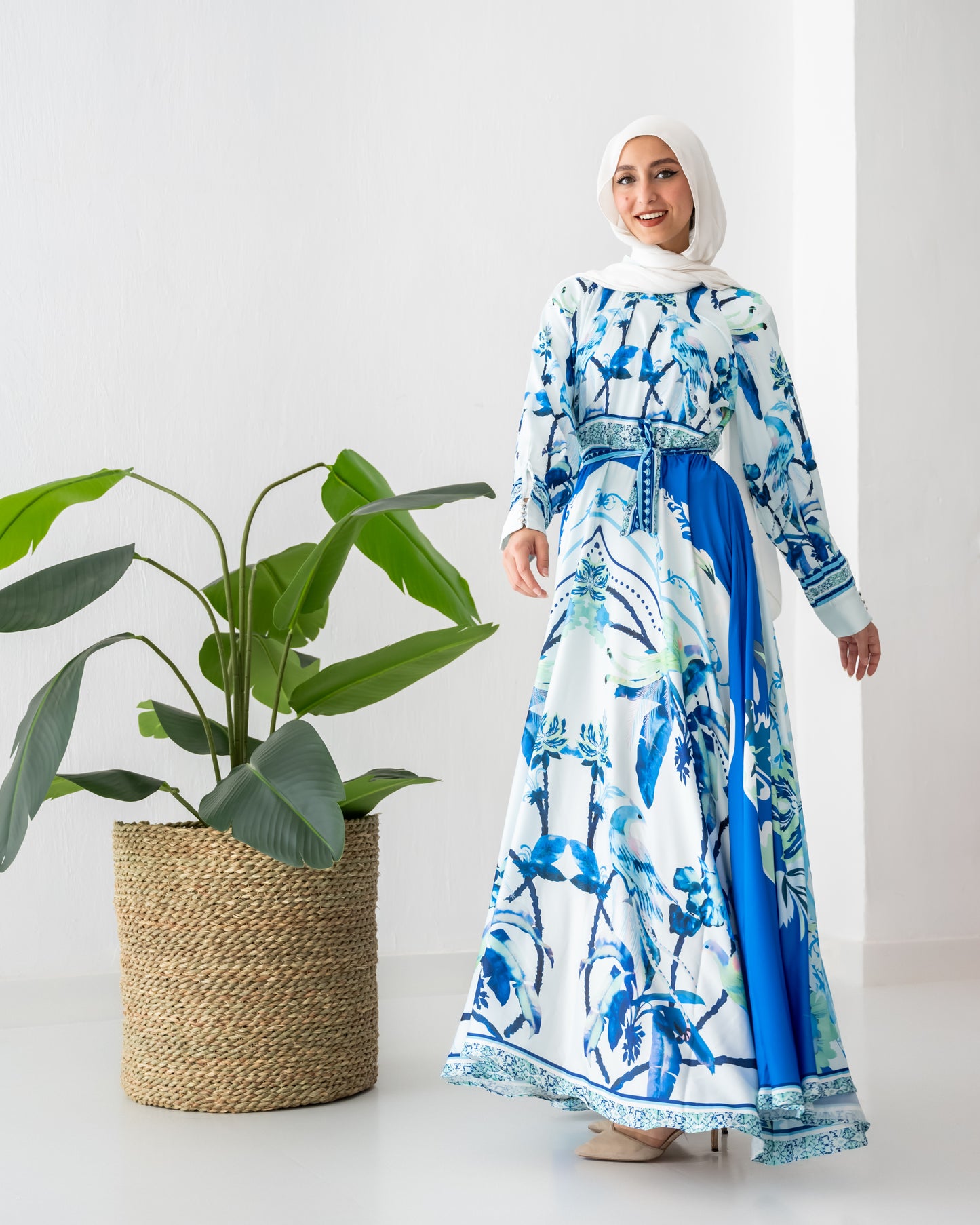 Secret Garden Dress in blue