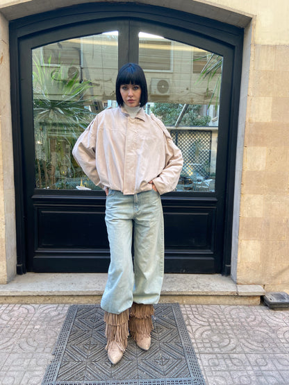 Urban Soft suede Jacket in camel