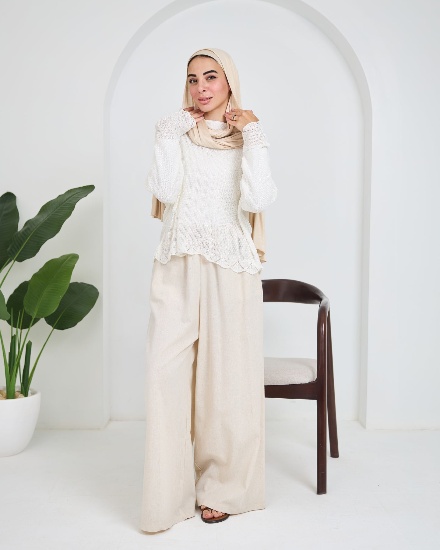 Luna Crochet Knit Blouse