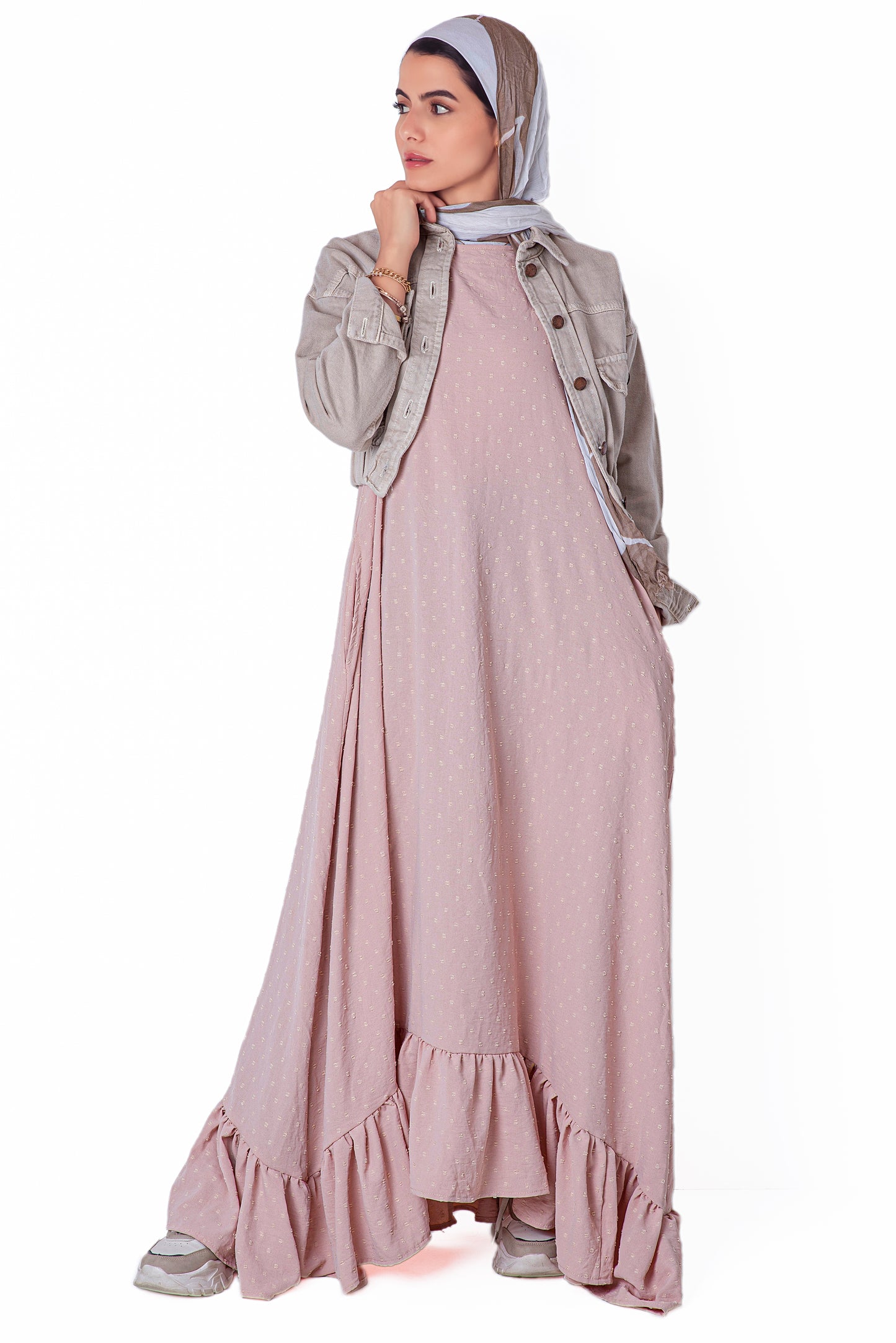 Rose sleeveless dress