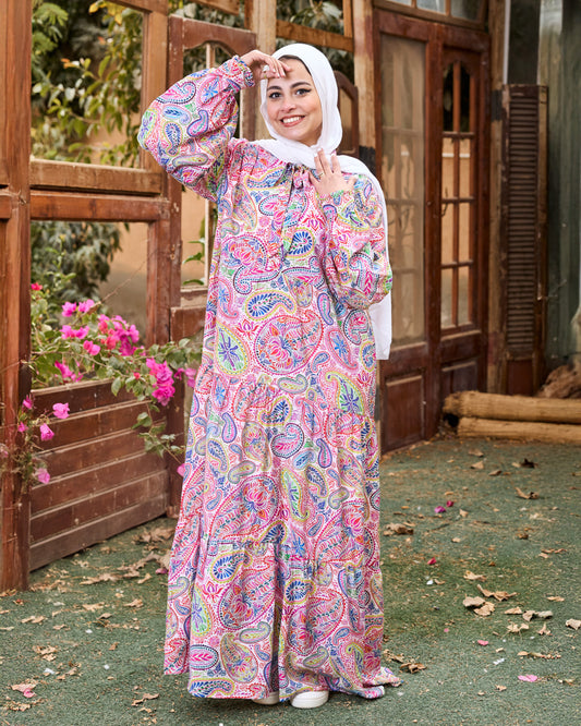 Paisley Tiered Dress