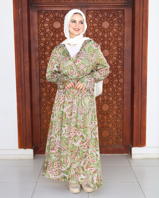 Paisley Silk Dress