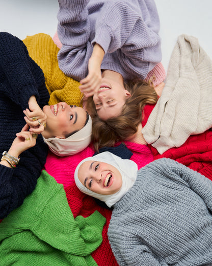 Oversized Chunky Knit Heavy  Sweater in Grey