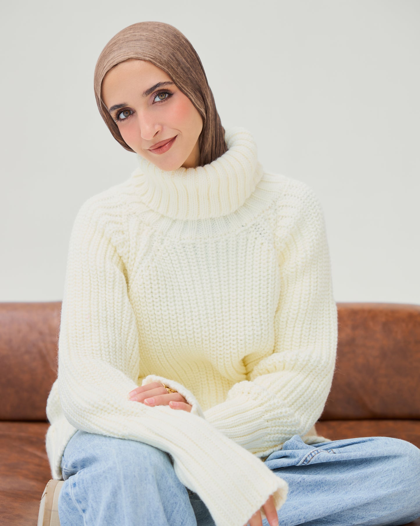 Everyday cozy sweater in off white