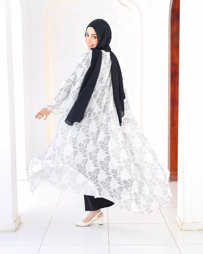 Leafy Chiffon Cardigan