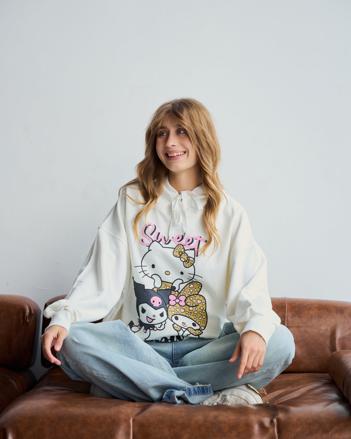 Oversized Hello Kitty Hoodie