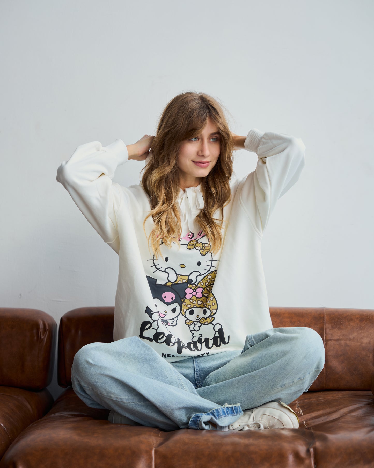 Oversized Hello Kitty Hoodie