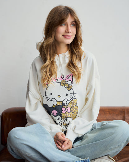 Oversized Hello Kitty Hoodie