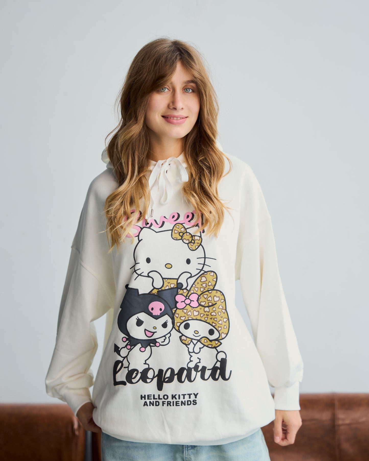 Oversized Hello Kitty Hoodie