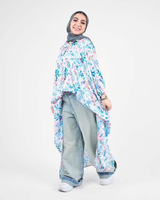 Floral Breeze Shirt Tunic