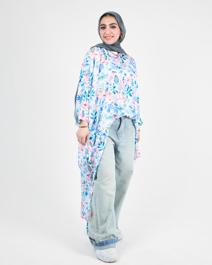 Floral Breeze Shirt Tunic