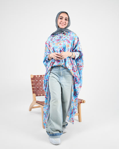 Floral Breeze Shirt Tunic