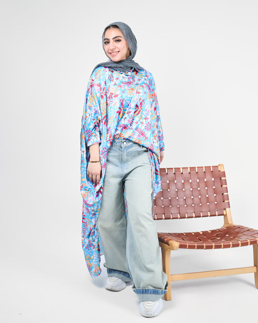 Floral Breeze Shirt Tunic