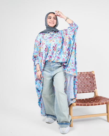 Floral Breeze Shirt Tunic