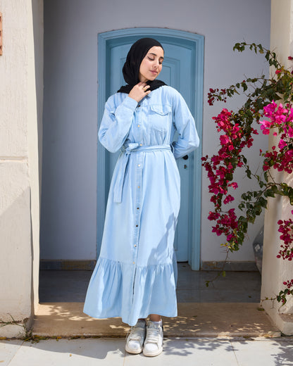 Denim Shirt Dress (pre order)