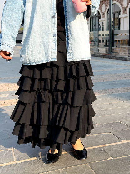 Cascade Ruffle Skirt