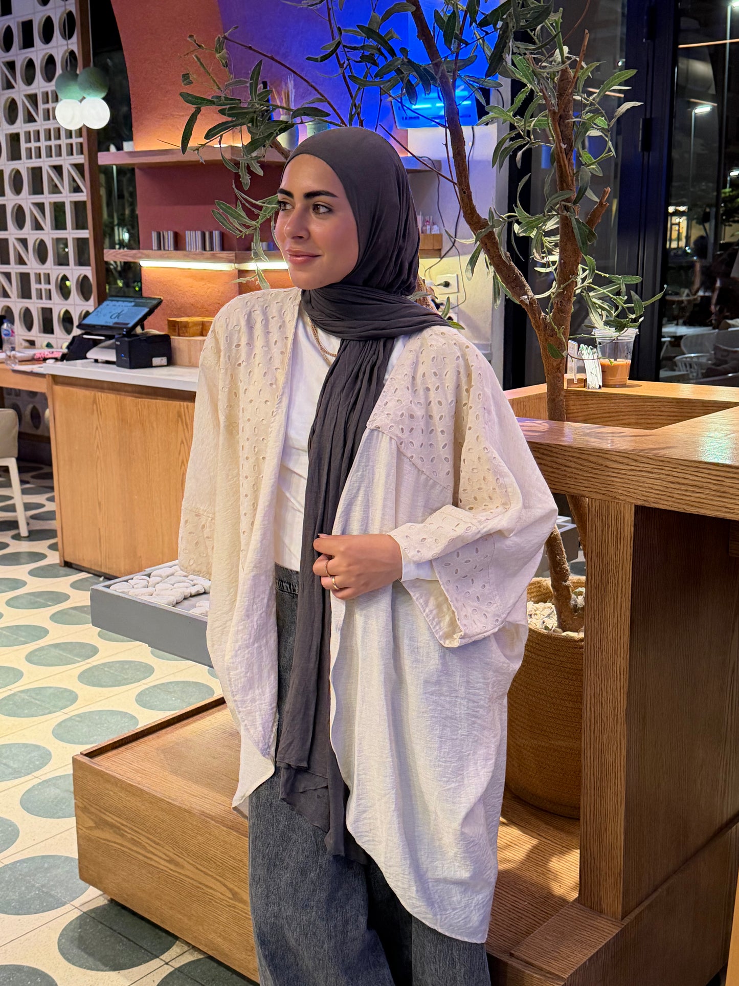 Amara Cardigan In Beige