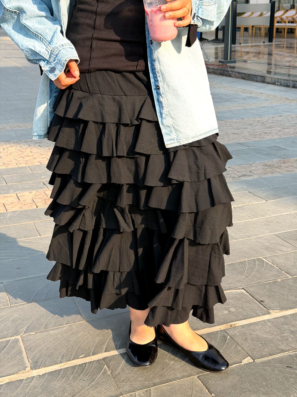Cascade Ruffle Skirt