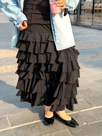 Cascade Ruffle Skirt