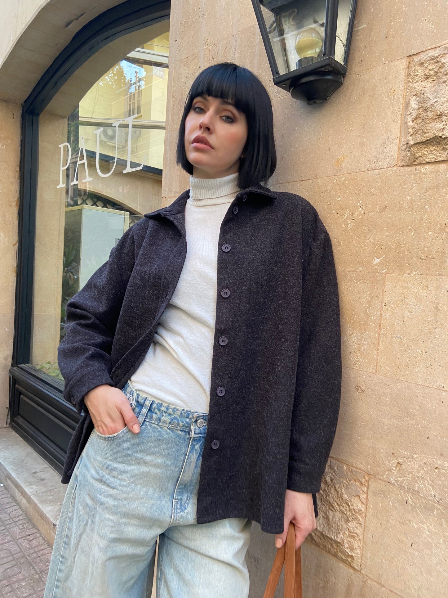 Classic Wool Buttoned Shirt/Jacket