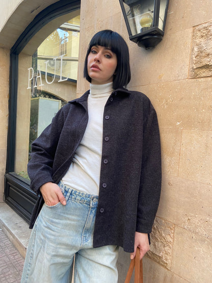 Classic Wool Buttoned Shirt/Jacket