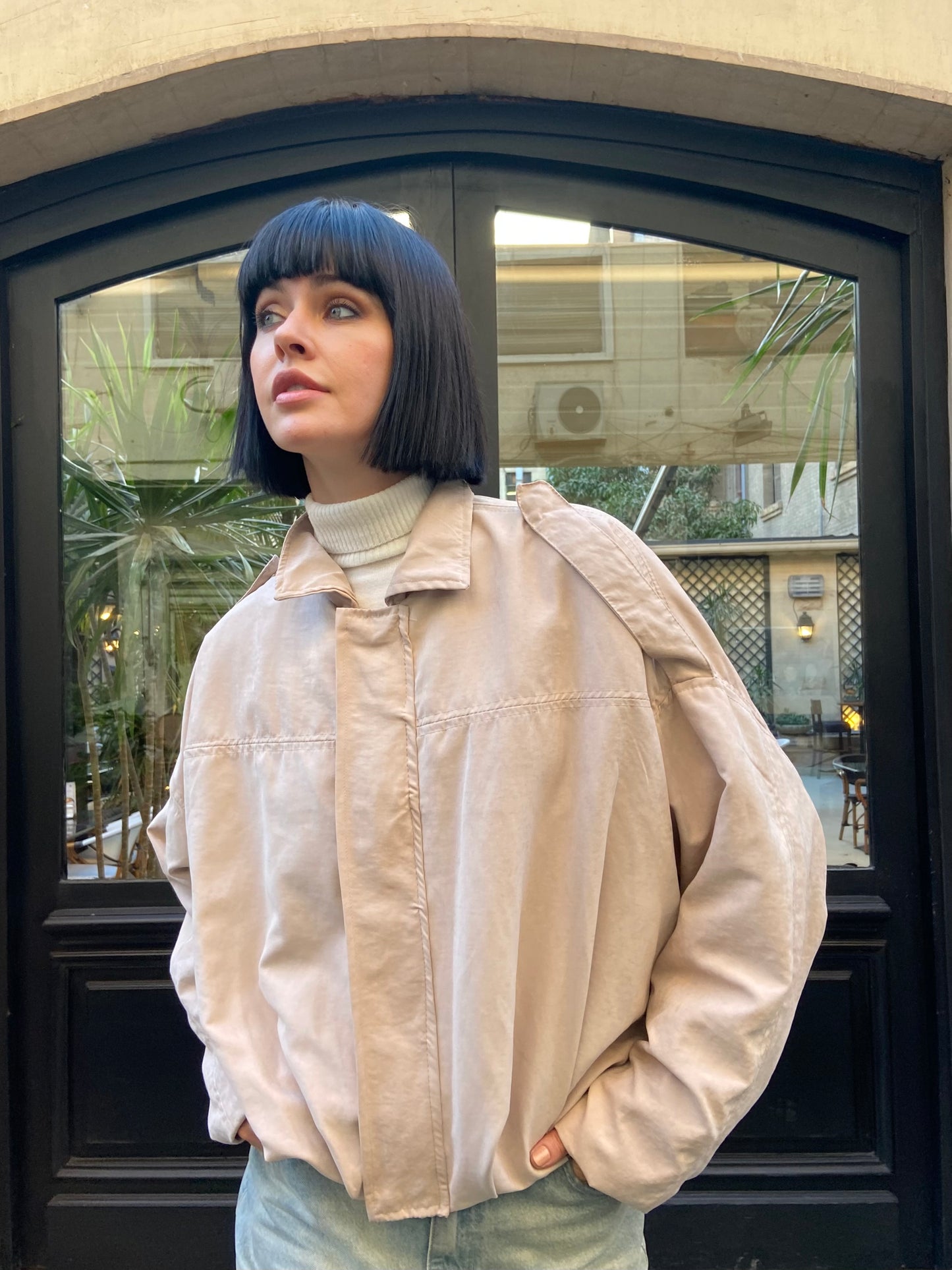 Urban Soft suede Jacket in camel