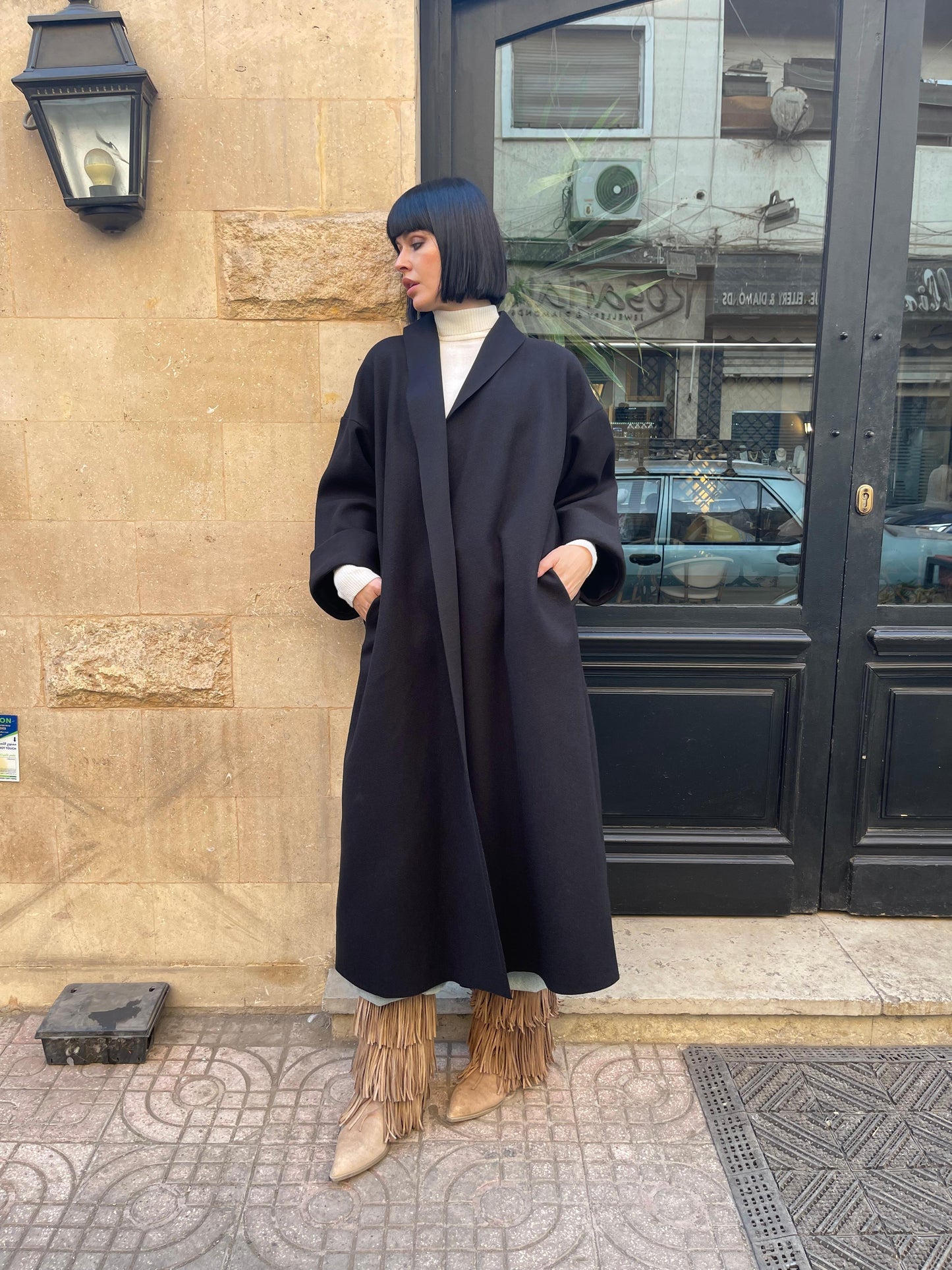 JOJO Black Coat