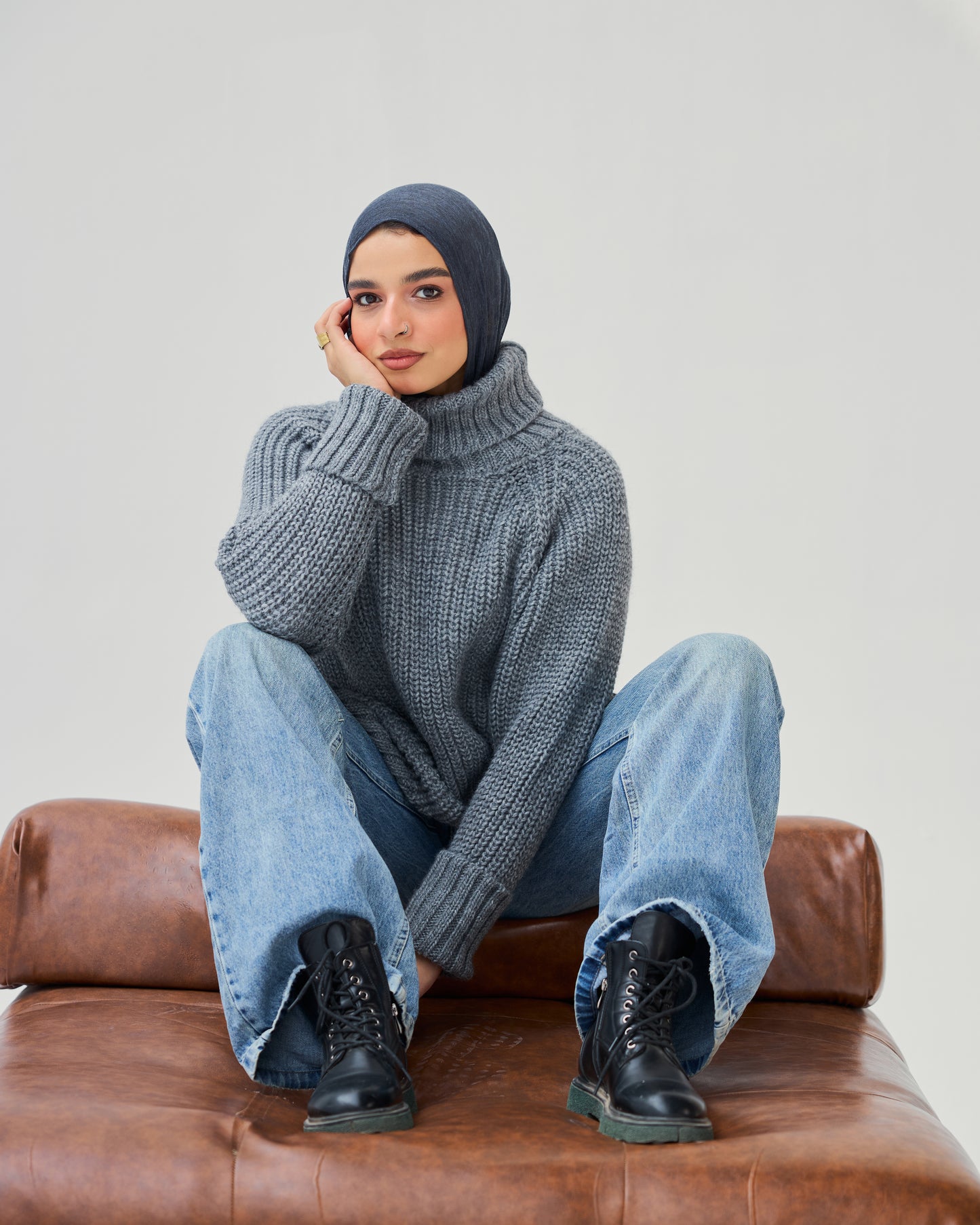 Everyday cozy sweater in Grey