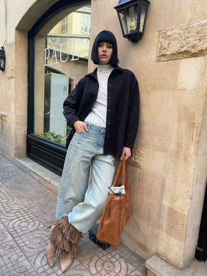 Classic Wool Buttoned Shirt/Jacket