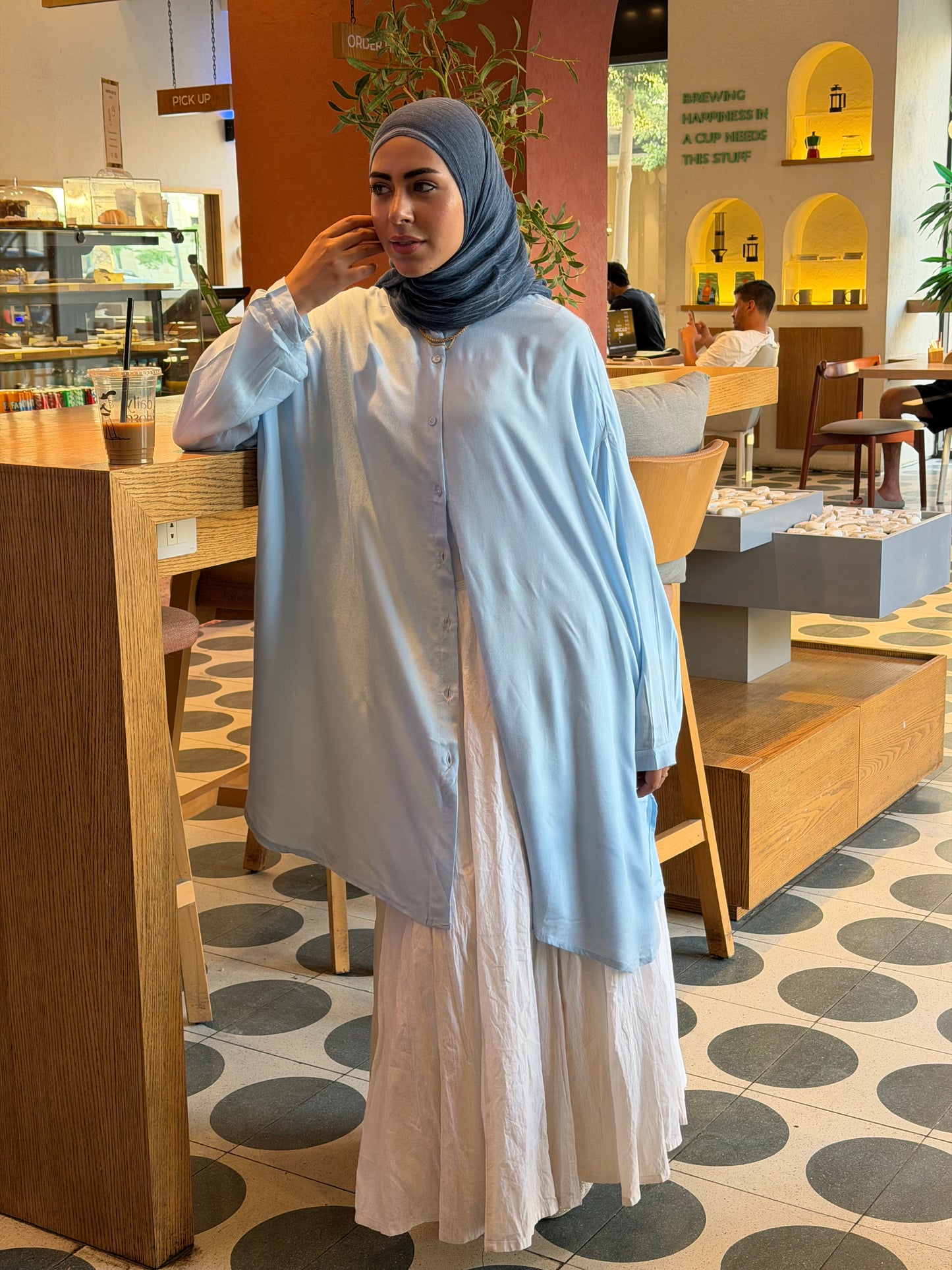 Baby Blue Oversized Shirt