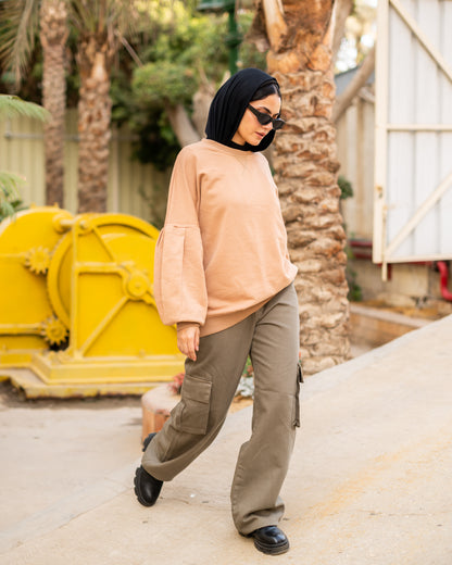 Buffy sleeves crew neck