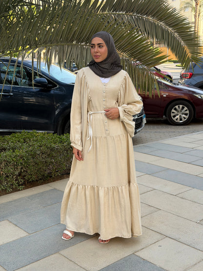 JOJO Dress In Beige