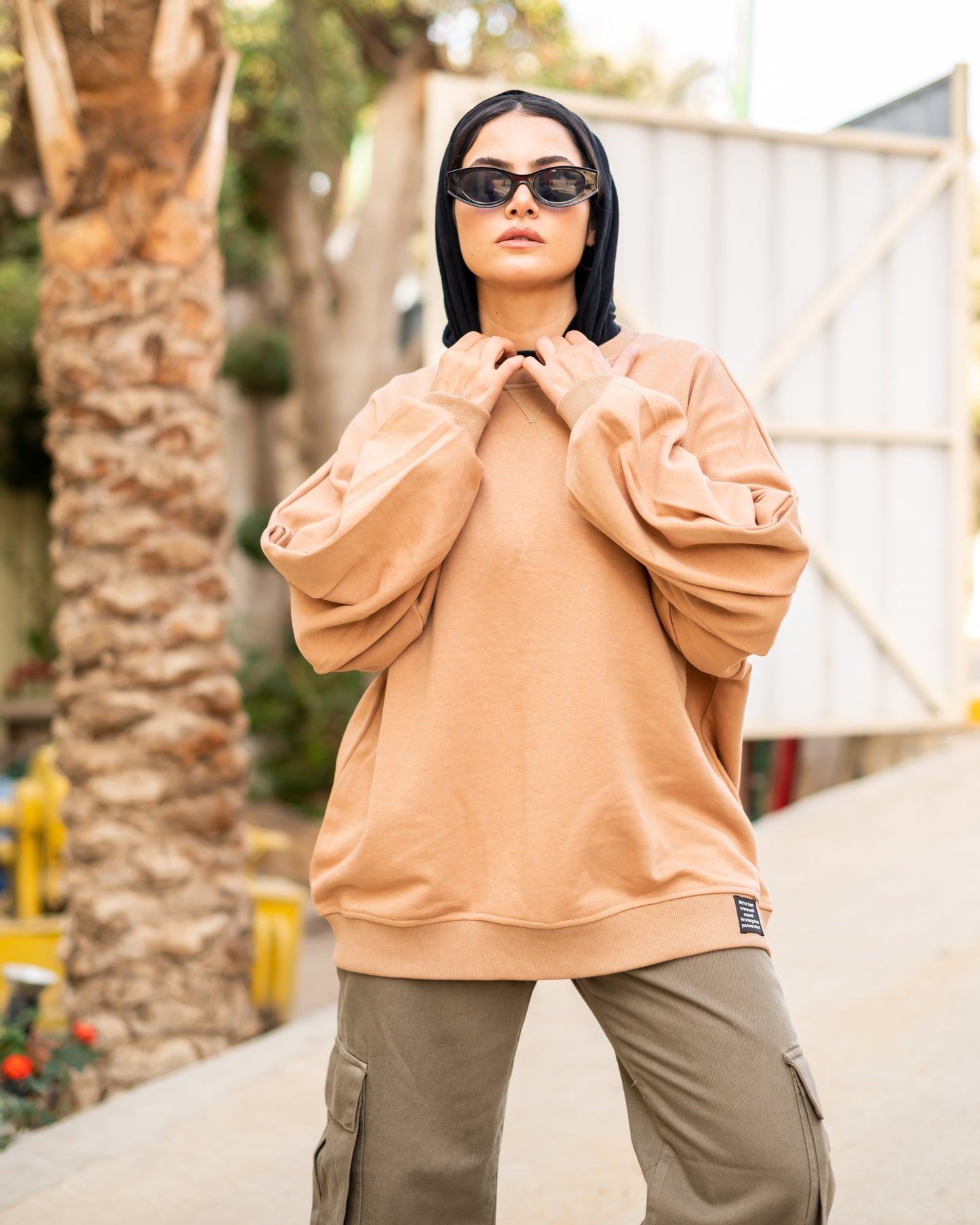 Buffy sleeves crew neck