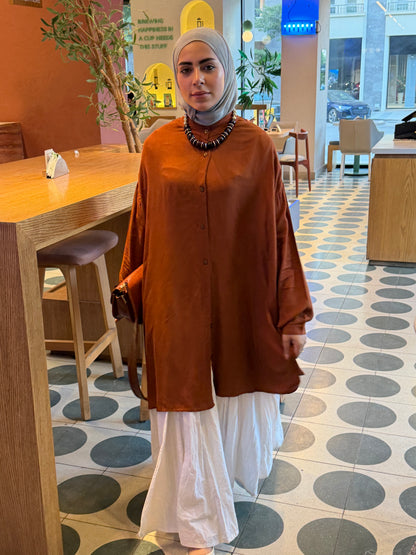Brown Oversized Shirt