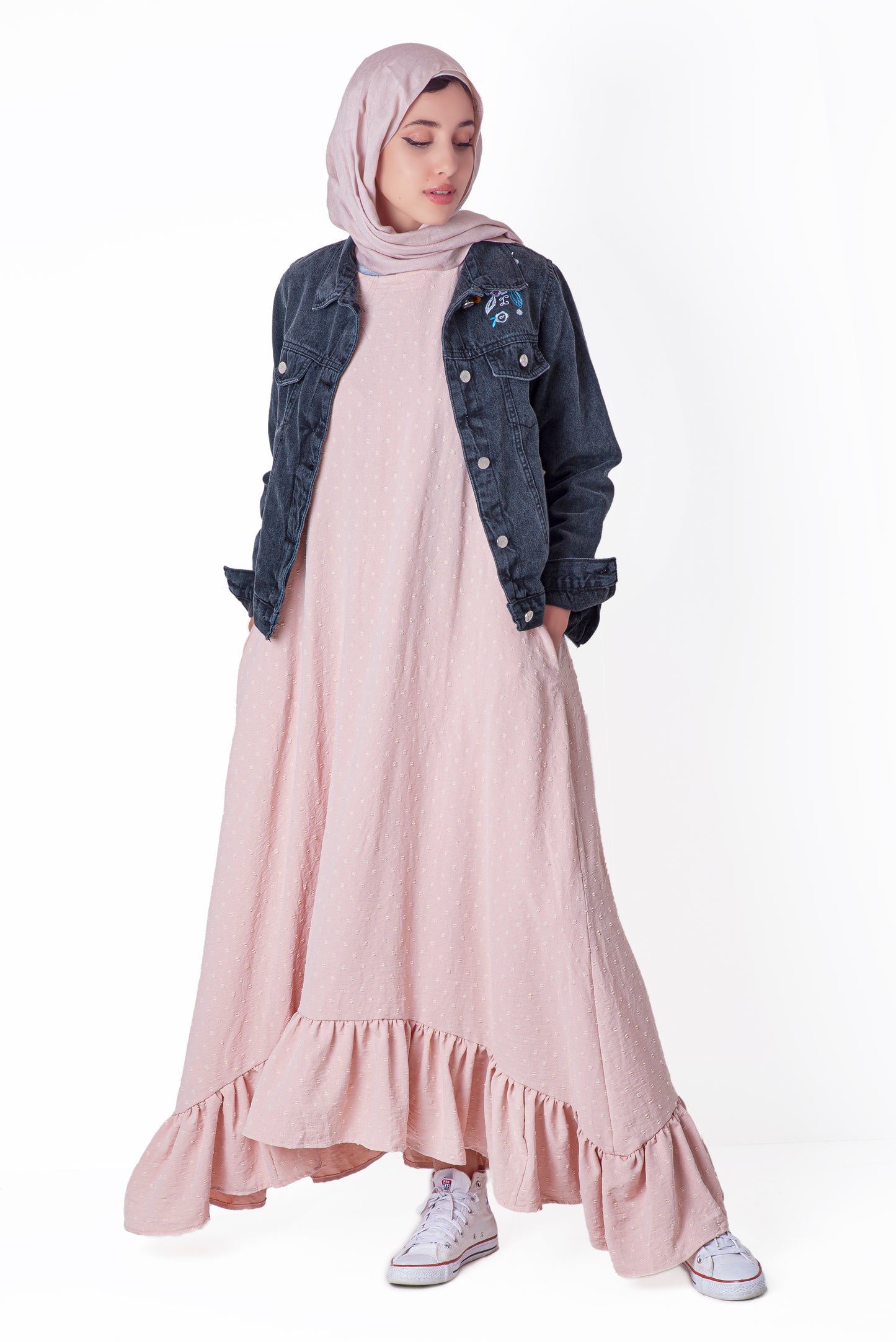 Rose sleeveless dress