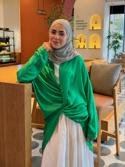 Green Over Sized Shirt