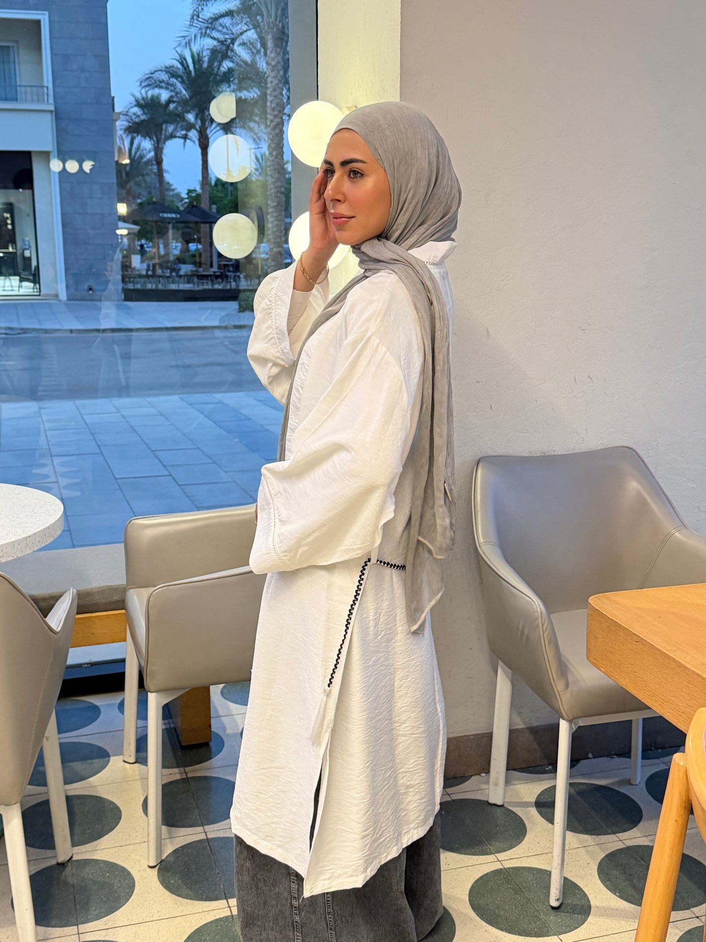 Luca Cardigan In White