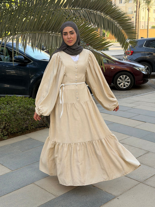 JOJO Dress In Beige