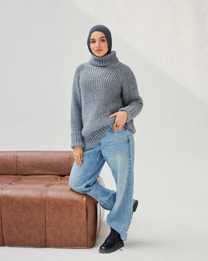 Everyday cozy sweater in Grey