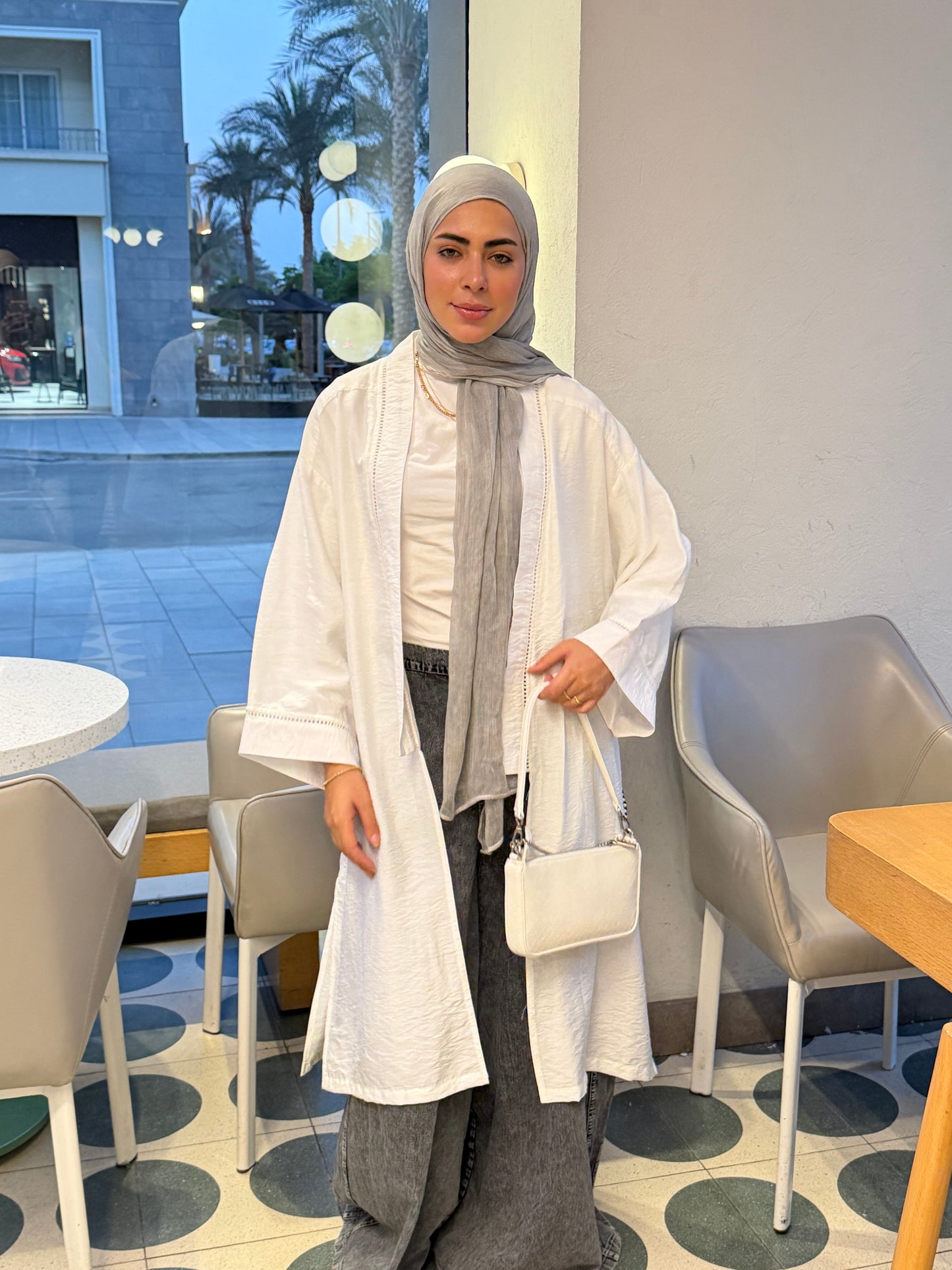 Luca Cardigan In White