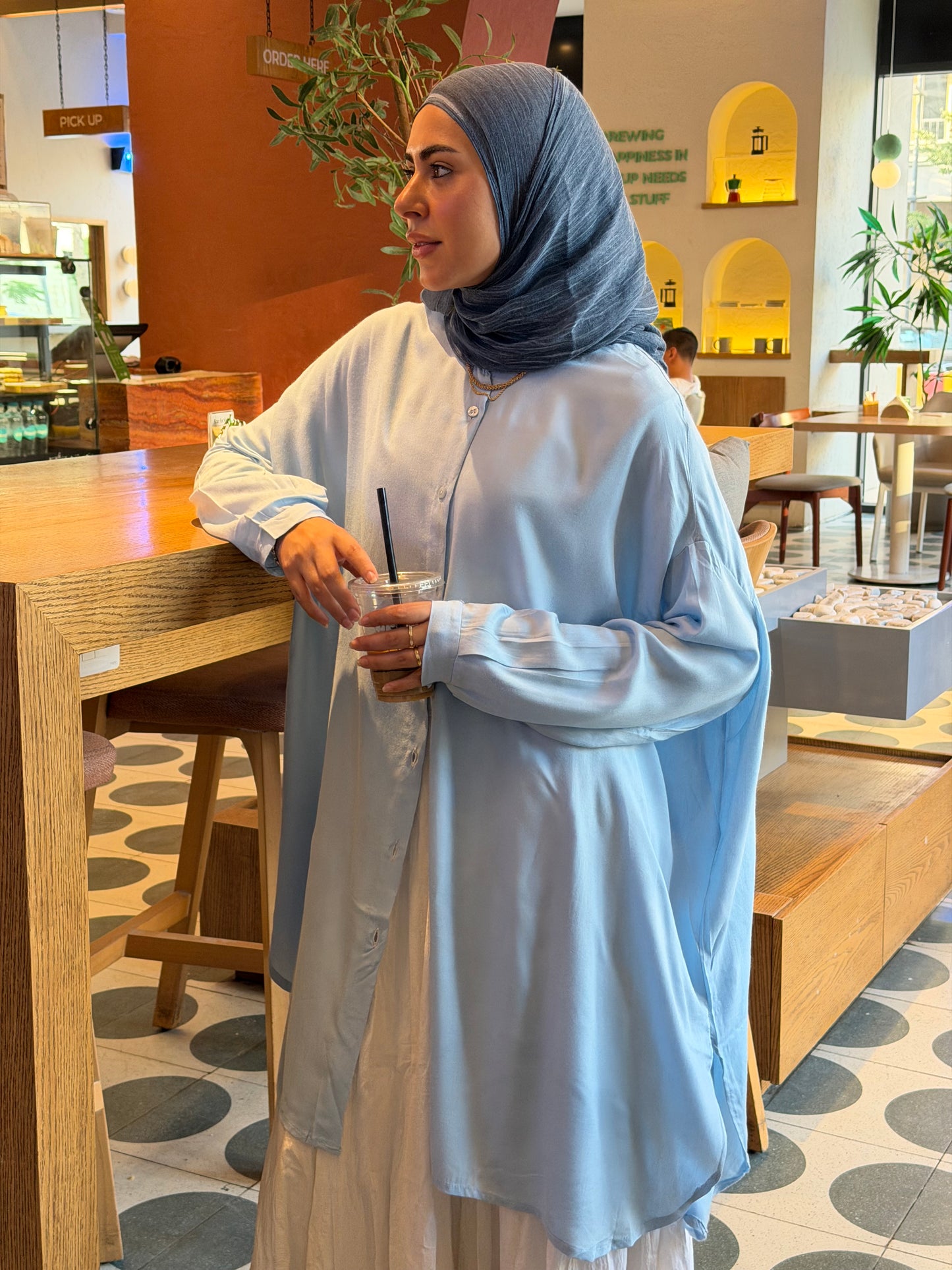 Baby Blue Oversized Shirt