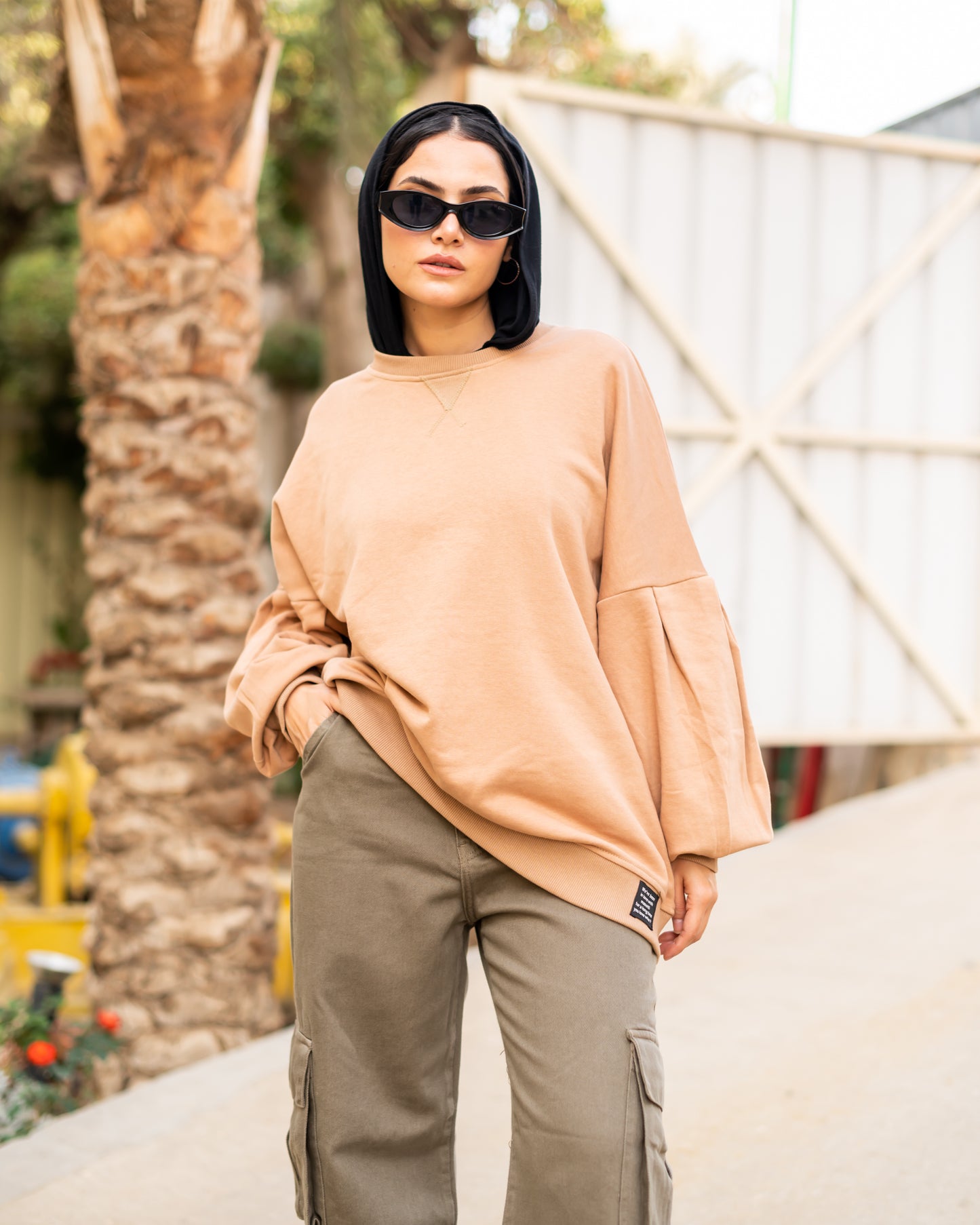 Buffy sleeves crew neck