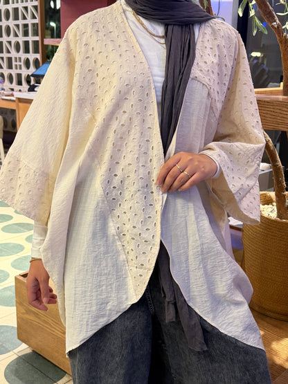Amara Cardigan In Beige