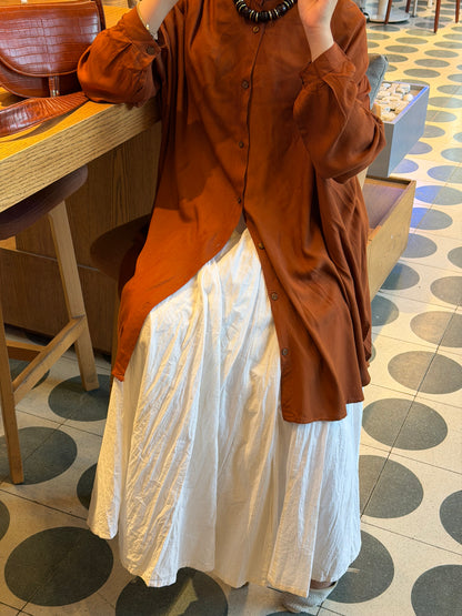 Brown Oversized Shirt