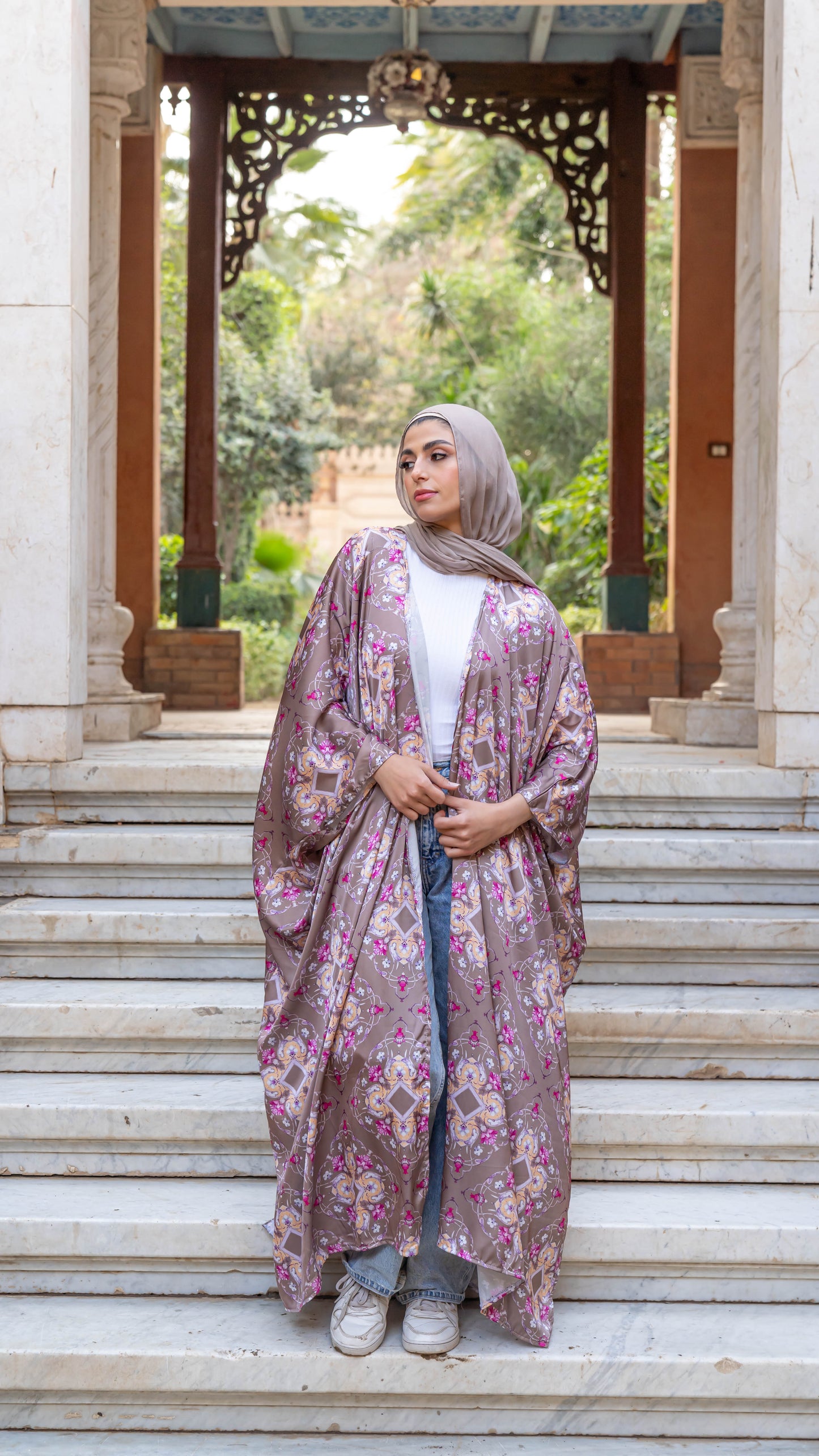Satin kimono