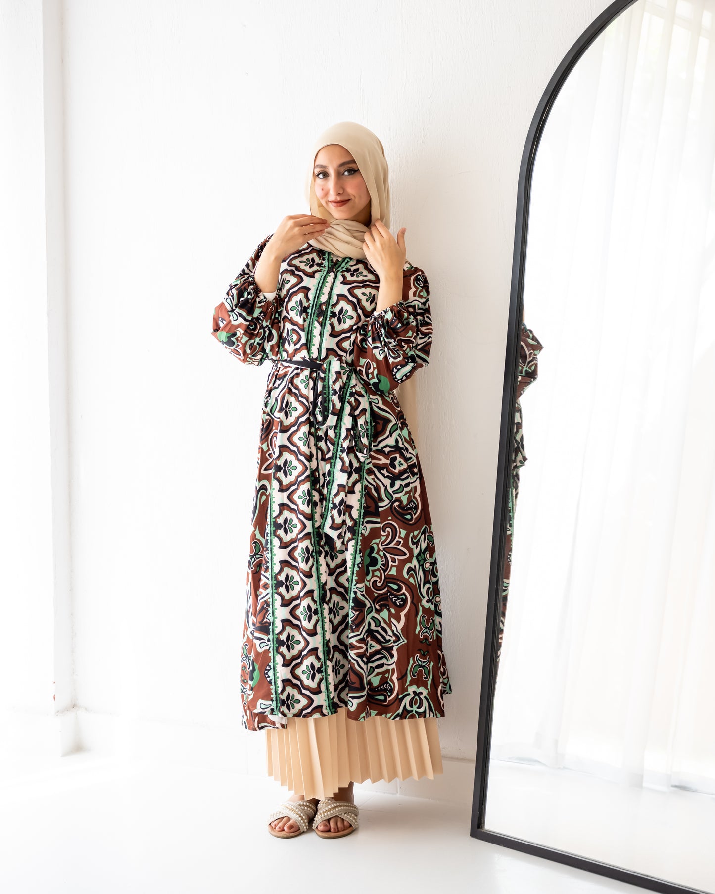 Midnight Blossom Midi Dress in maroon