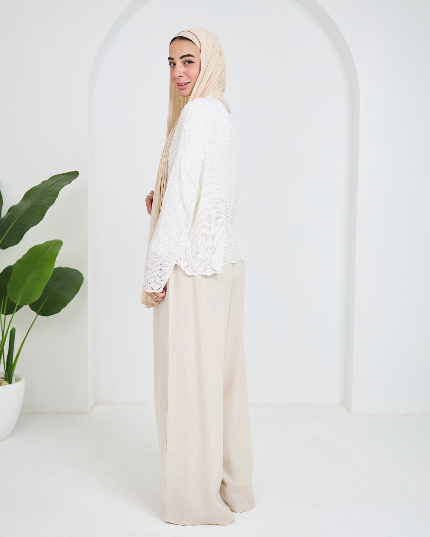 Luna Crochet Knit Blouse