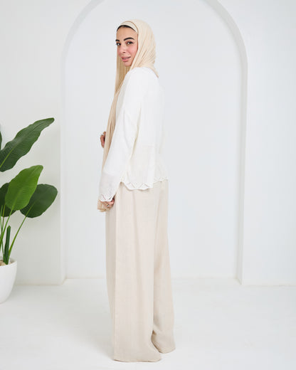 Luna Crochet Knit Blouse