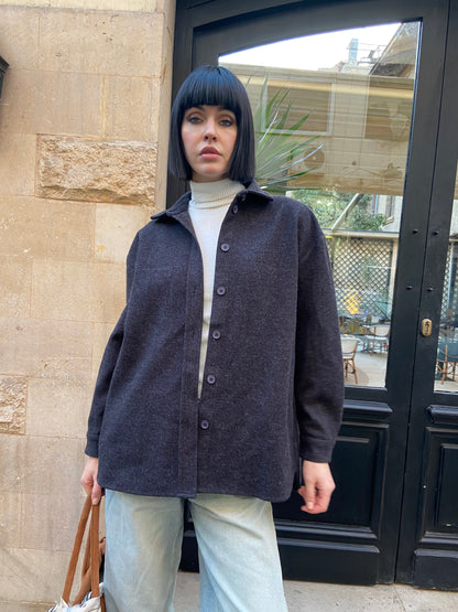 Classic Wool Buttoned Shirt/Jacket