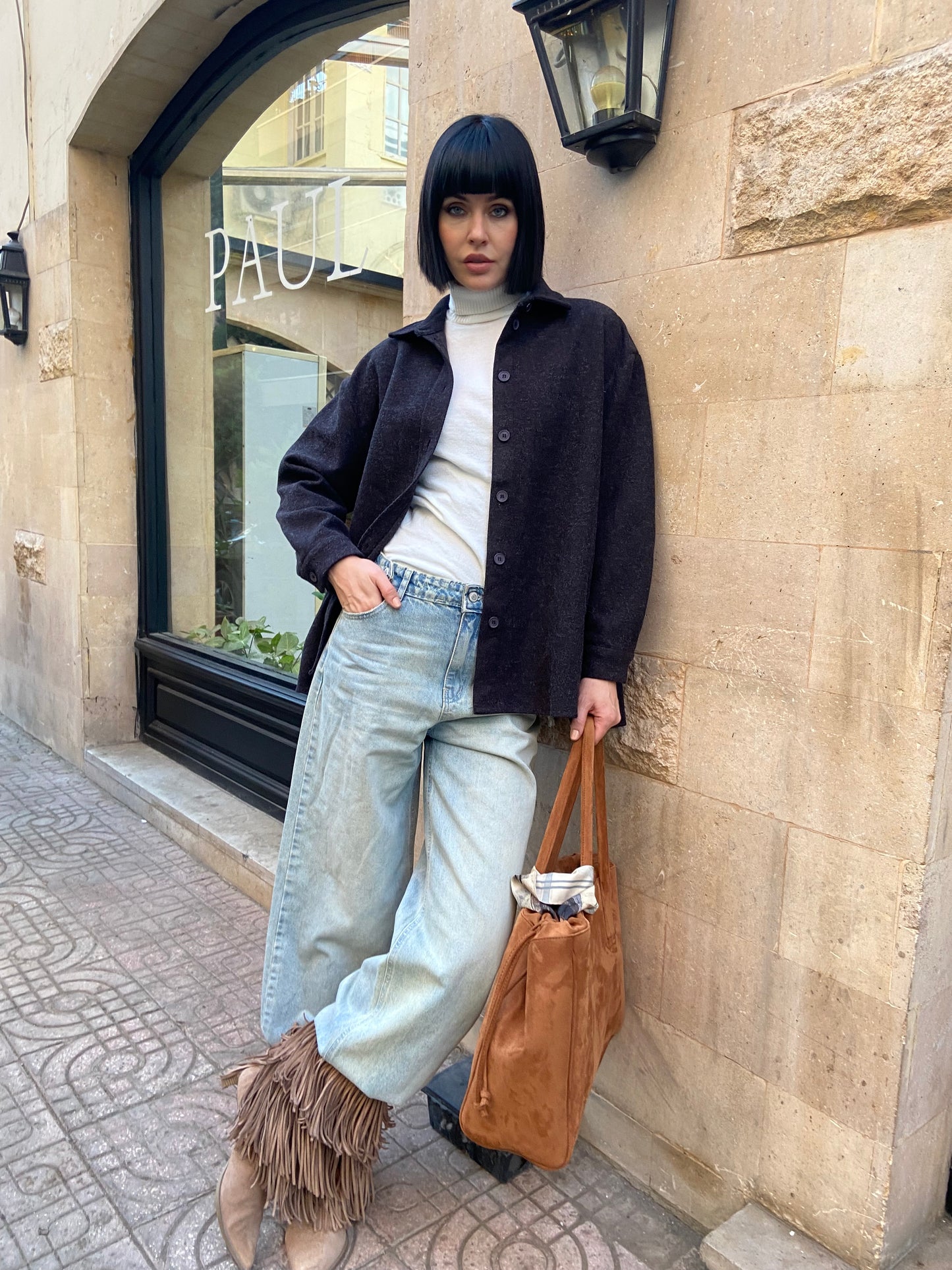 Classic Wool Buttoned Shirt/Jacket